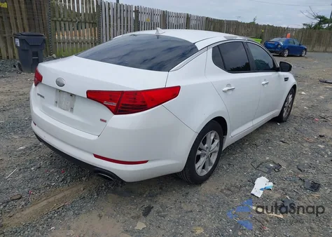 2013 Kia Optima Lx из США, поврежденный, VIN 5XXGM4A75DG213424